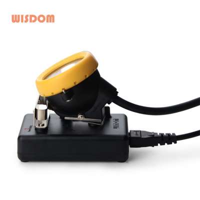 Brightest LED headlamp 16000LUX 6.6AH Li-ion battery coal mine safety equipment Wisdom KL5M headlight